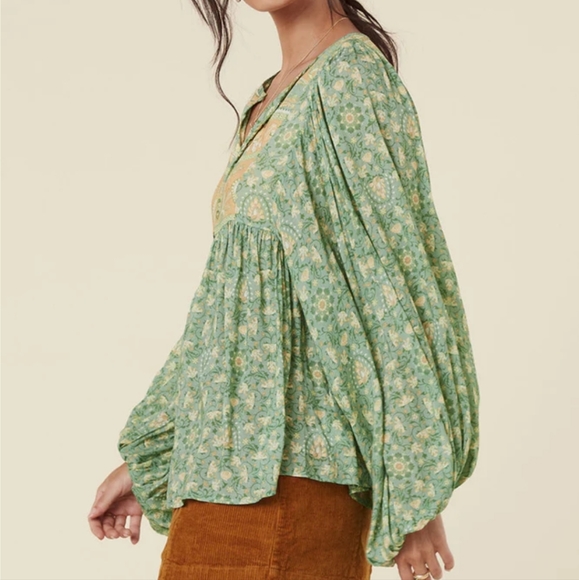 🔥LAST 1🔥NWT SPELL MADAME PEACOCK BLOUSE - Picture 5 of 9